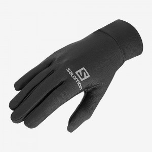 Salomon Agile Warm Glove U Handschuhe Schwarz | 29670-XKCN