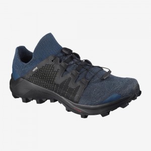 Salomon Cross W Pro Trailrunning Schuhe Navy | 30764-XJBY