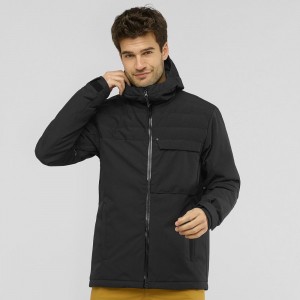 Salomon Deepsteep Jacket M Skijacken Schwarz | 95342-ZHOE