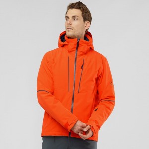 Salomon Edge Skijacken Orange | 62301-UDCP