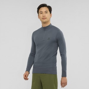 Salomon Essential Seamless Laufjacke Gray | 79150-LIXF