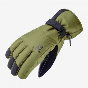 Salomon Force Dry M Handschuhe Grün | 17826-ERJI