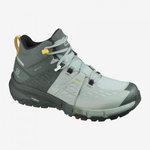 Salomon Odyssey Mid Gtx W Trekking Grün | 05618-PHGR