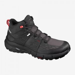 Salomon Odyssey Mid Gtx Wanderstiefel Schwarz | 72185-FLMC