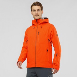 Salomon Outlaw 3L Skijacken Orange | 12385-PDIC