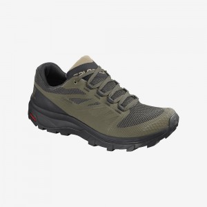 Salomon Outline Gore-Tex Trekking Grün | 89631-ORQJ