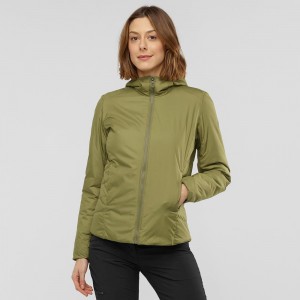 Salomon Outrack Insulated Jacke Grün | 53240-RMPY