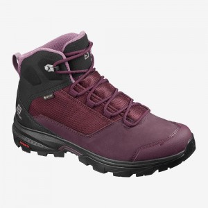 Salomon Outward Gore-Tex Wanderstiefel Weiß | 23854-XFPO