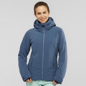 Salomon Prevail Jacket W Skijacken Navy | 17624-SCPO