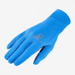 Salomon Pulse Glove U Handschuhe Blau | 98576-WAOQ