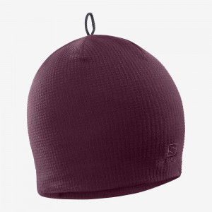 Salomon Rs Warm Beanie Hüte Lila | 52179-USMV