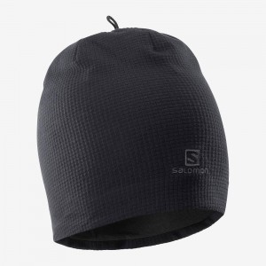 Salomon Rs Warm Beanie Hüte Schwarz | 30659-NFVI