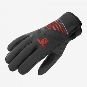 Salomon Rs Warm Glove U Handschuhe Schwarz | 72496-WHOQ