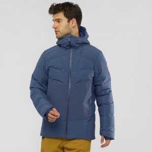 Salomon Snowshelter Jacket M Skijacken Navy | 38971-NEWS