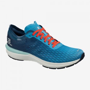 Salomon Sonic 3 Accelerate Laufschuhe Blau | 29675-LWHM