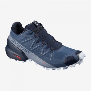 Salomon Speedcross 5 Trailrunning Schuhe Blau | 47685-DLTB