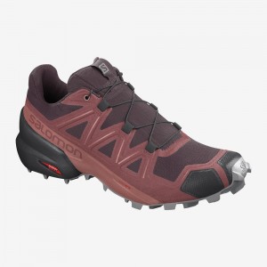 Salomon Speedcross 5 Trailrunning Schuhe Rot | 38670-XPYA