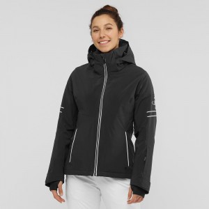 Salomon The Brilliant Jacket W Skijacken Schwarz | 03179-XCDR