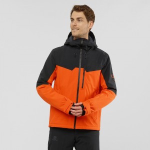 Salomon Untracked Skijacken Orange | 82350-WGLX