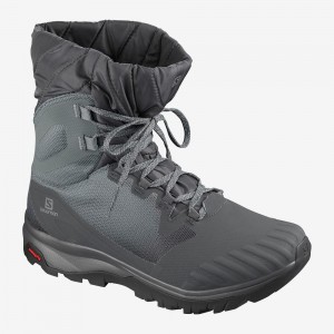 Salomon Vaya Powder Thinsulate Climasalomon Wasserdichte Winterstiefel Gray | 07231-WCNR