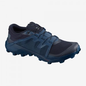 Salomon Wildcross Gtx Trailrunning Schuhe Navy | 76102-YMZE