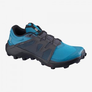 Salomon Wildcross Trailrunning Schuhe Blau | 96157-FNJI