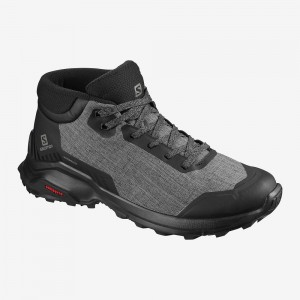 Salomon X Reveal Chukka Climasalomon Wasserdichte Winterstiefel Schwarz | 26495-FNPR