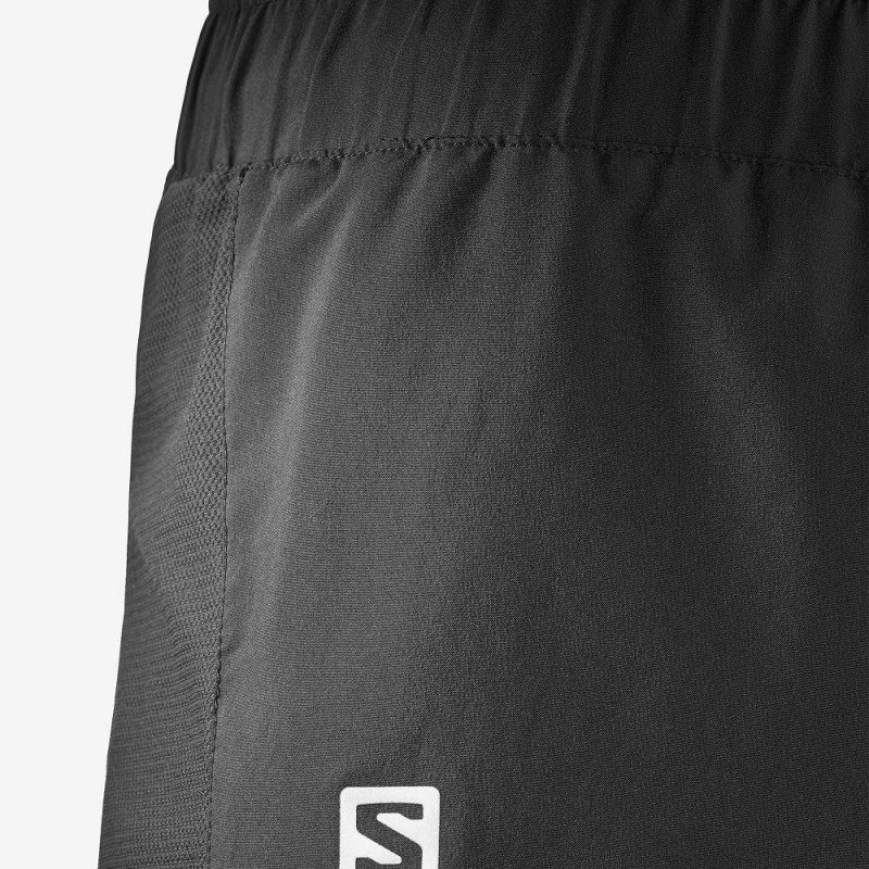 Salomon Agile 5 Kurze Hose Schwarz | 98307-EAFS