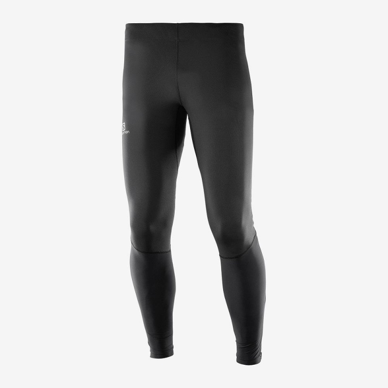 Salomon Agile Long Strumpfhose Schwarz | 85763-QCJX