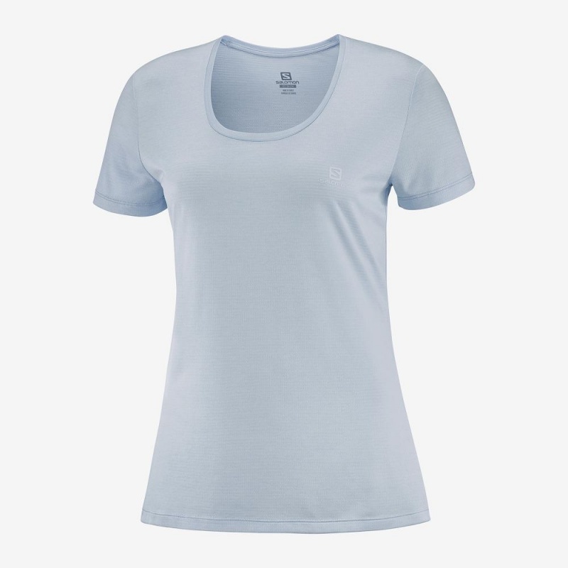 Salomon Agile T-shirts Blau | 04975-CQTO