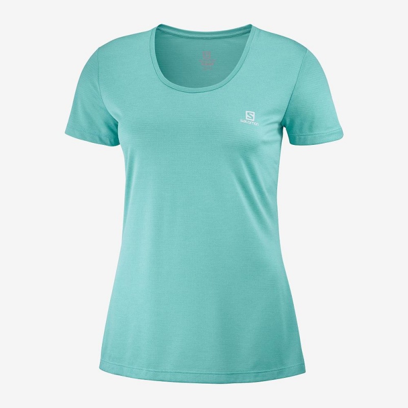 Salomon Agile T-shirts Grün | 30415-OXHF