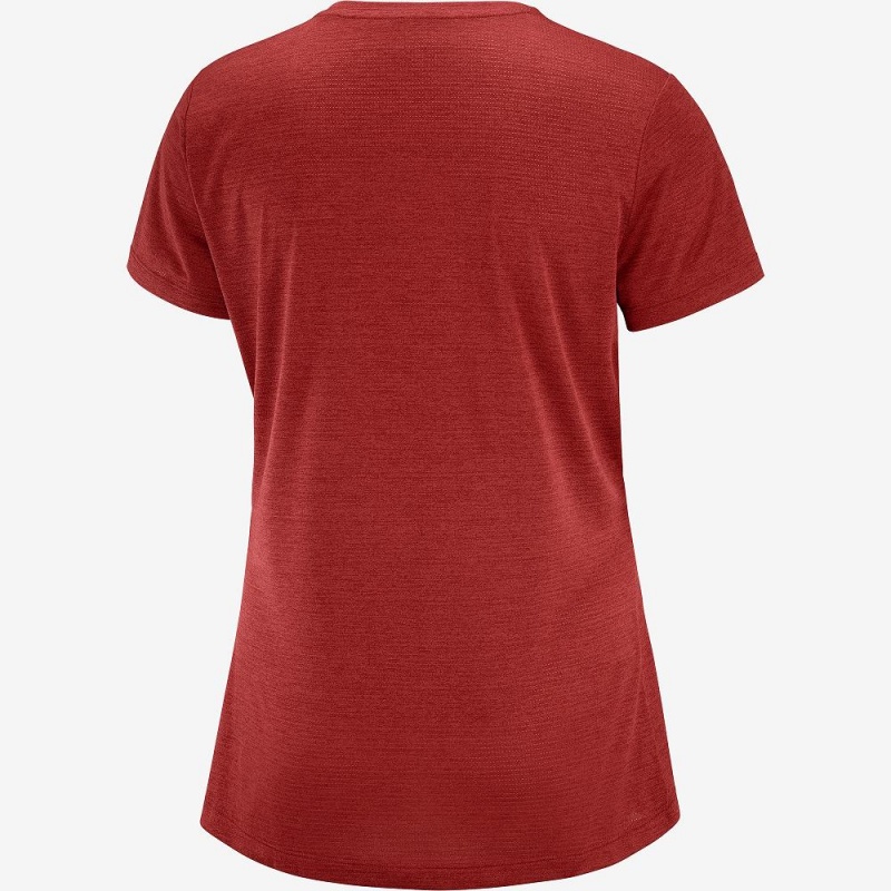 Salomon Agile T-shirts Rot | 82401-PNDT