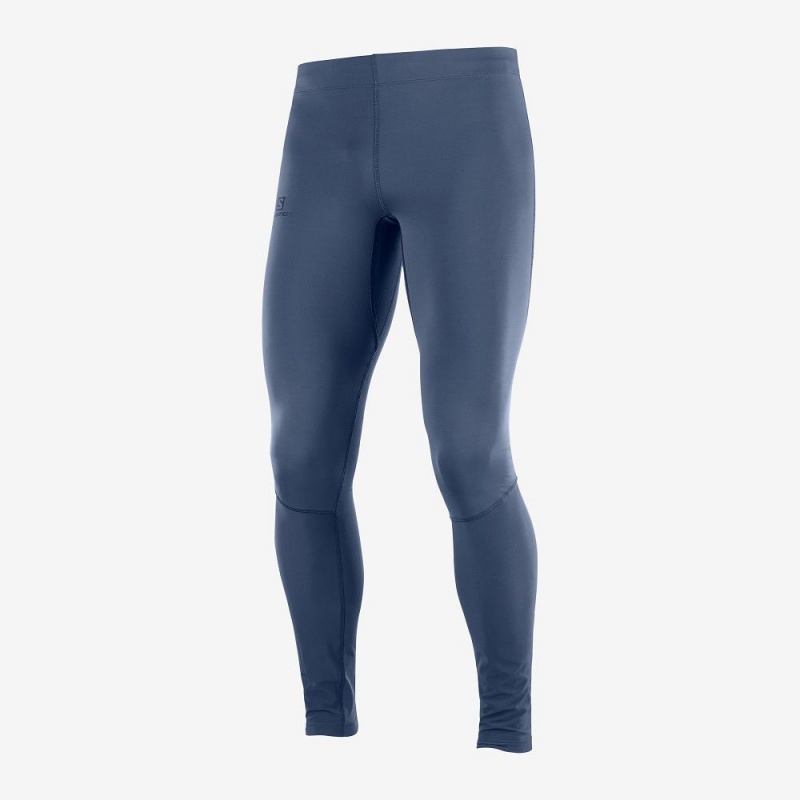 Salomon Agile Warm Tight M Strumpfhose Navy | 69023-NUVI