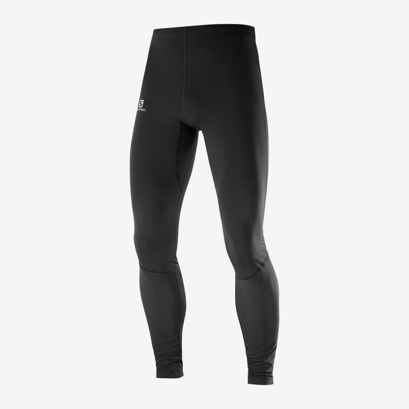 Salomon Agile Warm Tight M Strumpfhose Schwarz | 58023-PKIU