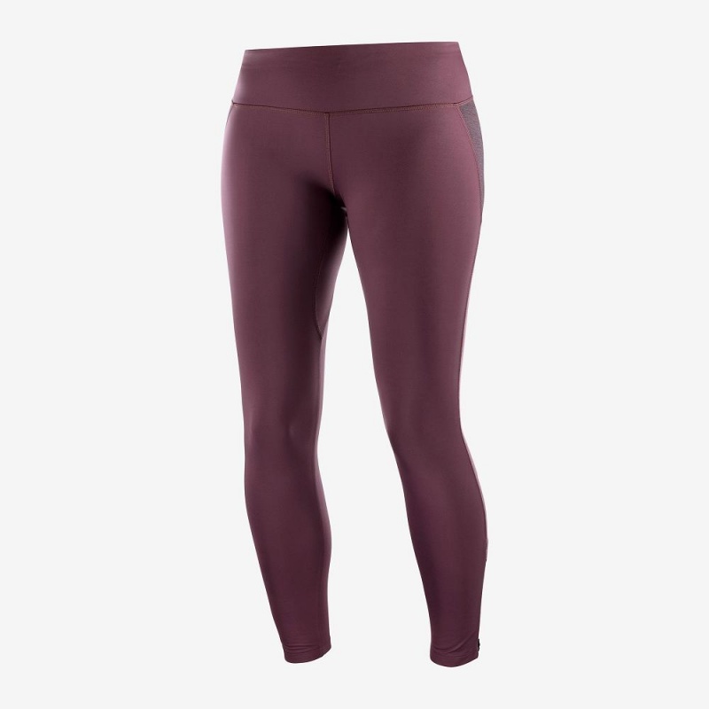 Salomon Agile Warm Tight W Strumpfhose Lila | 74513-RDHG