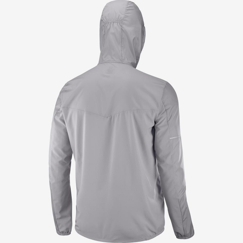 Salomon Agile Wind Laufjacke Silber | 32578-ZTNQ