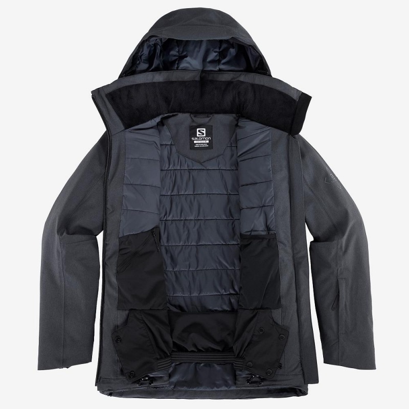 Salomon Arctic Jacket W Skijacken Schwarz | 86497-TLKG