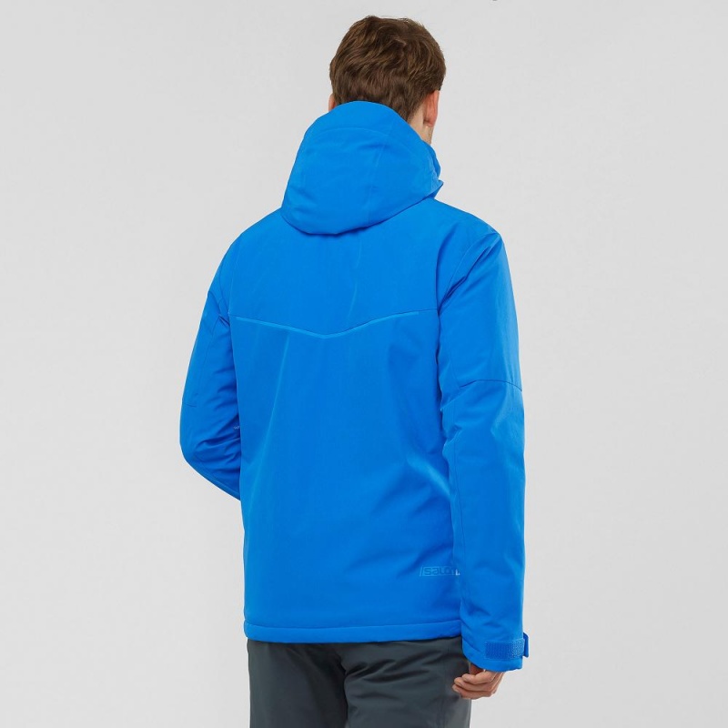 Salomon Blast Jacket M Skijacken Blau | 79864-XAJT