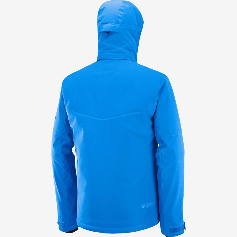 Salomon Blast Jacket M Skijacken Blau | 79864-XAJT