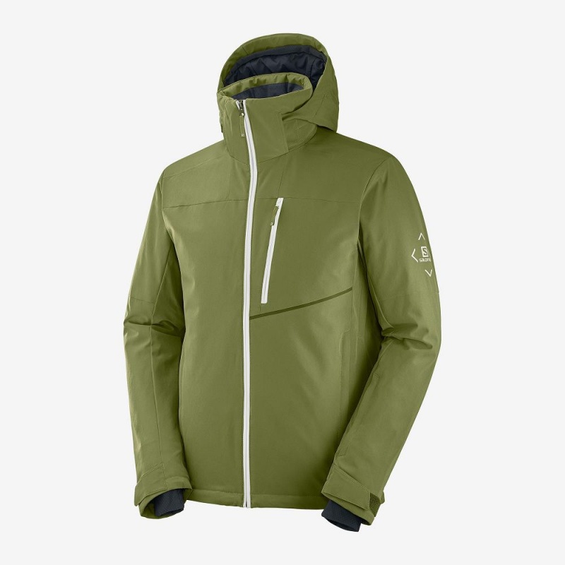 Salomon Blast Jacket M Skijacken Grün | 80473-LMKV