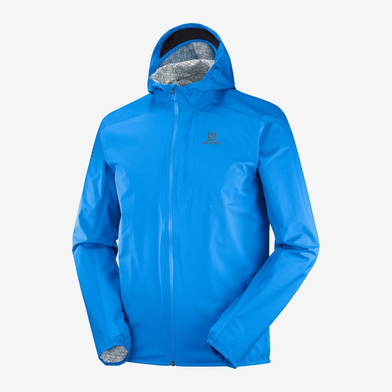 Salomon Bonatti 2.5L Laufjacke Blau | 42038-IYPD