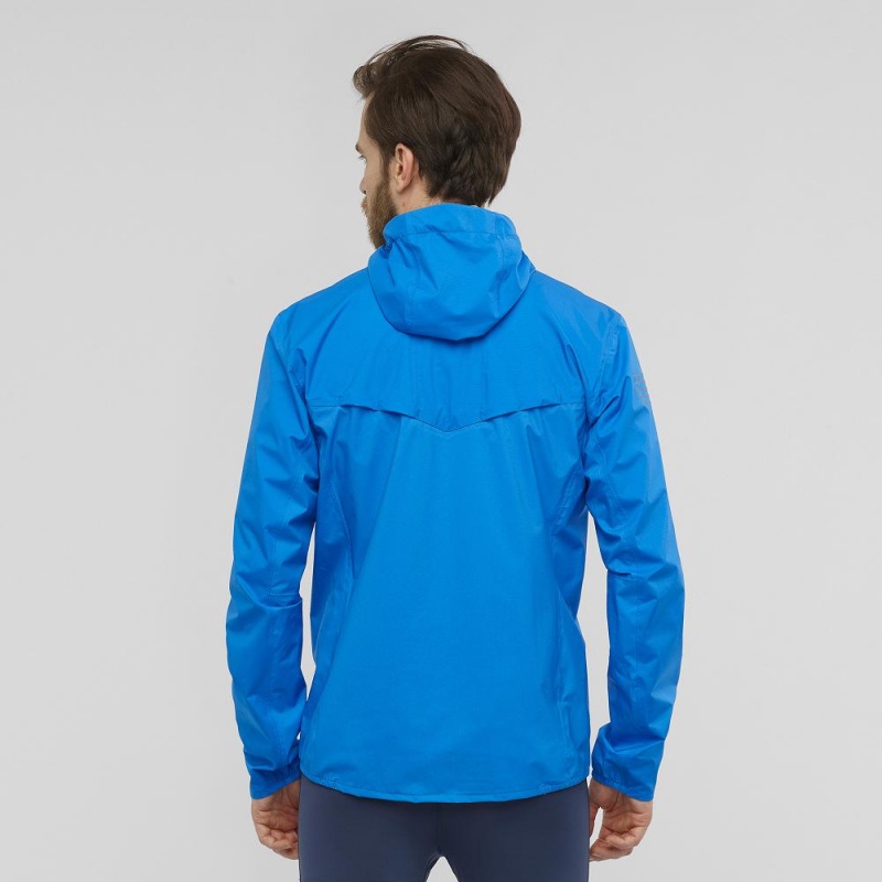 Salomon Bonatti 2.5L Laufjacke Blau | 42038-IYPD