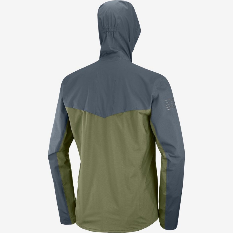 Salomon Bonatti 2.5L Laufjacke Grün | 60529-WTUL