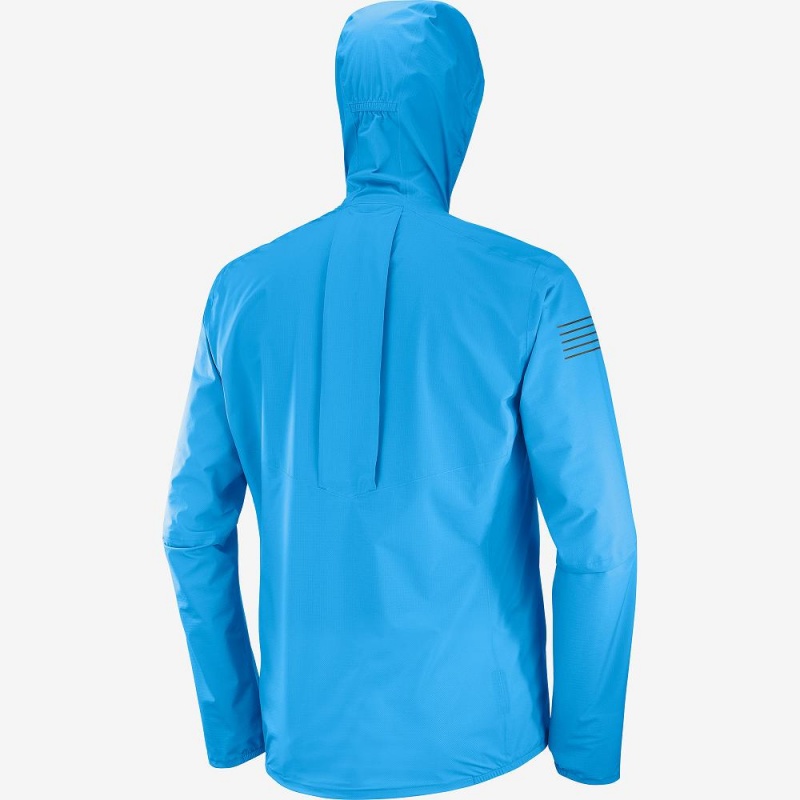 Salomon Bonatti Pro Wp Jkt M Laufjacke Blau | 12436-WBVQ