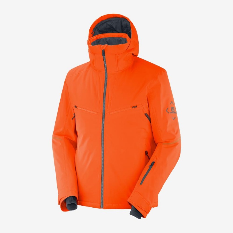 Salomon Brilliant Skijacken Orange | 74512-TVCN