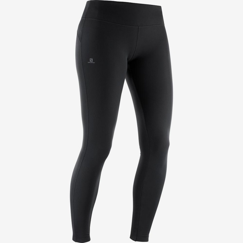 Salomon Comet Warm Tight W Strumpfhose Schwarz | 02318-NLKQ