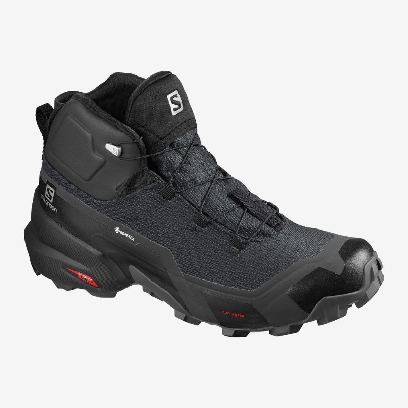 Salomon Cross Hike Mid Gore-Tex Wanderstiefel Schwarz | 67293-EHWY