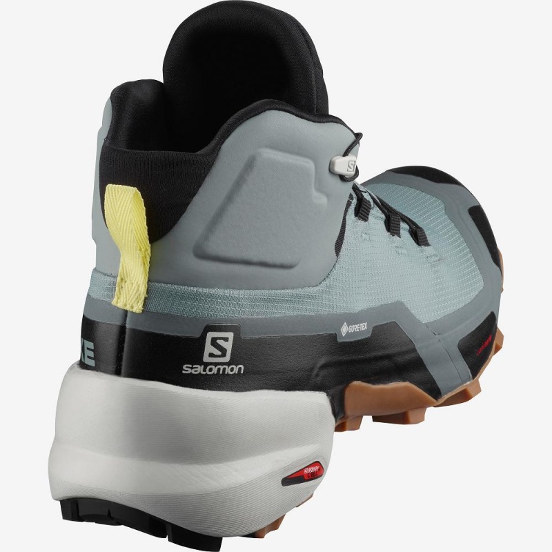 Salomon Cross Hike Mid Gore-Tex Wanderstiefel Grün | 60289-WRMG