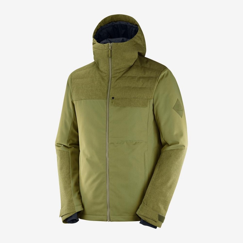 Salomon Deepsteep Jacket M Skijacken Grün | 93048-DJUY