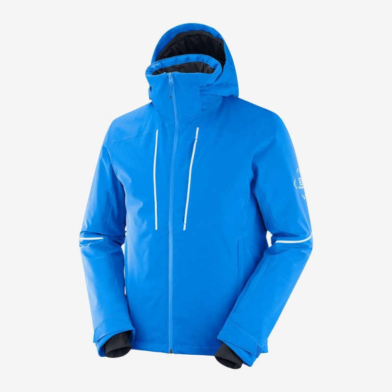 Salomon Edge Skijacken Blau | 08243-LOAB